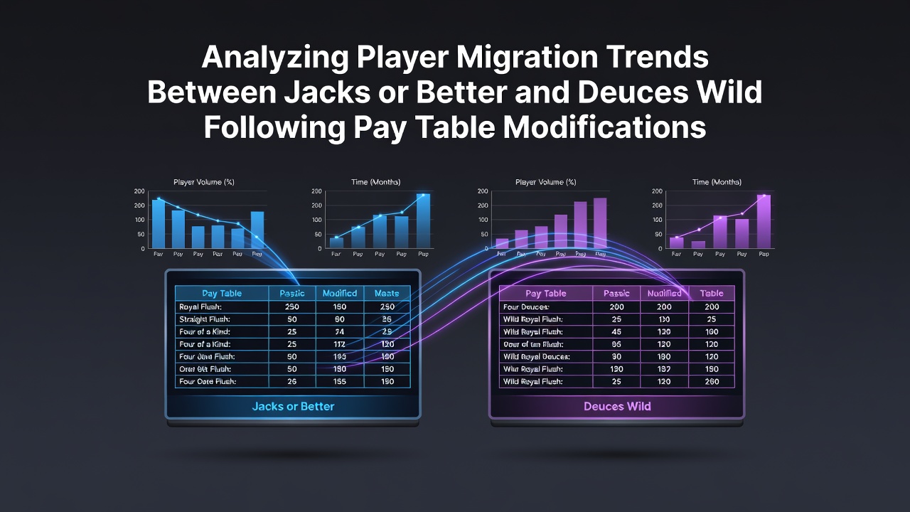 Analyse von Spielermigrationsmustern in Video-Poker-Varianten nach Tabellenänderungen