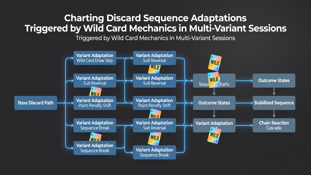 Darstellung von Discard-Sequenzen in Video-Poker-Varianten mit Wildcards