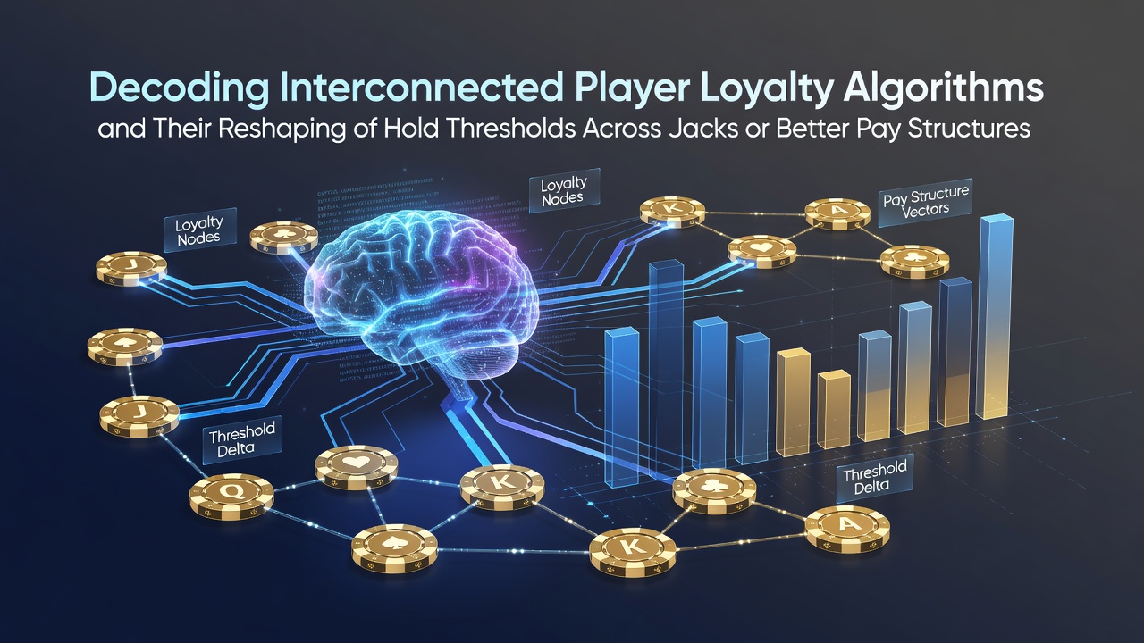 Vernetztes Video-Poker-System mit Loyalty-Algorithmen und Hold-Schwellen in Jacks or Better Maschinen