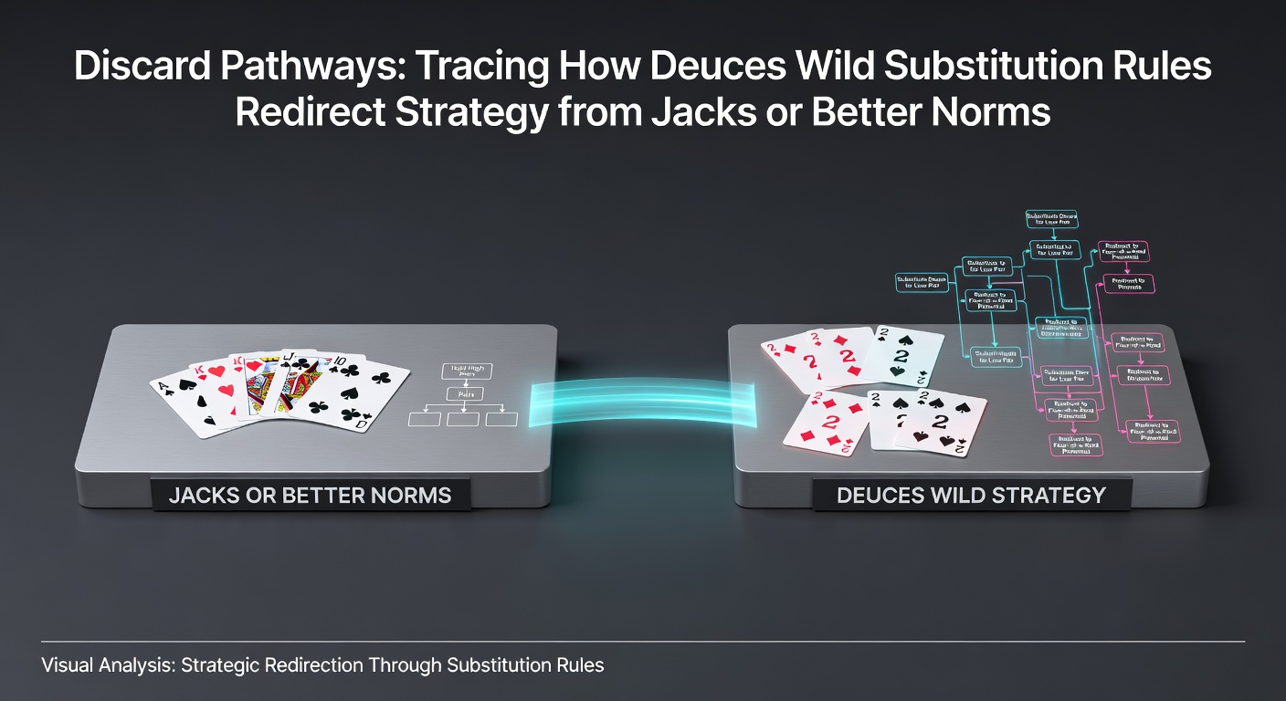 Darstellung von Discard-Pfaden in Video-Poker-Varianten mit Fokus auf Deuces Wild Substitution