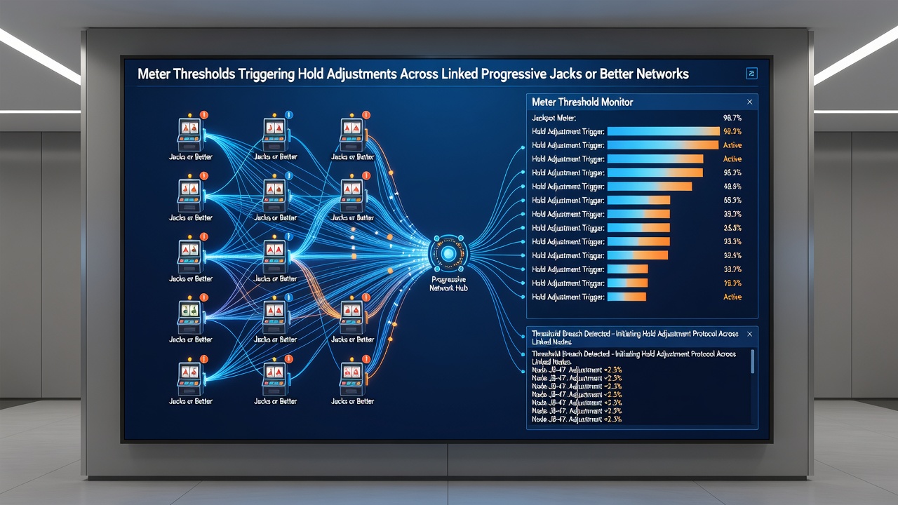 Technische Darstellung von Hold-Anpassungen und Meter-Triggern in progressiven Video Poker Netzwerken