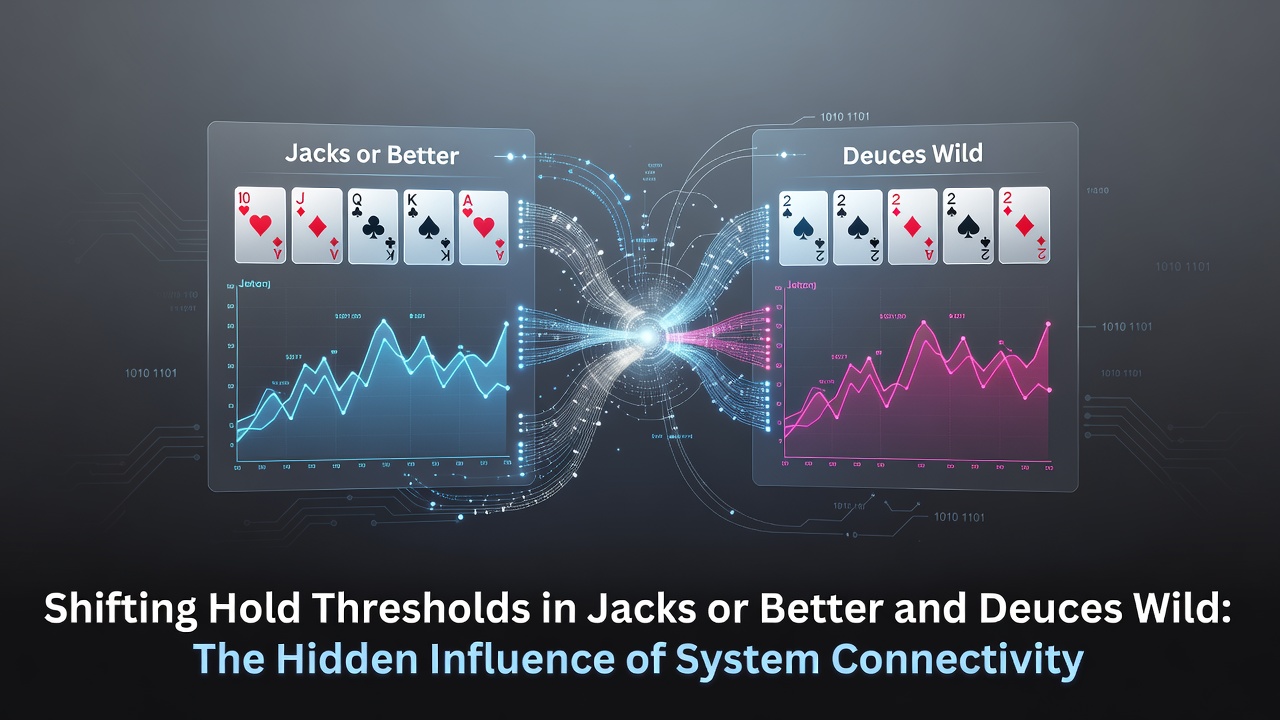 Vernetztes Video-Poker-System mit Jacks or Better und Deuces Wild Maschinen