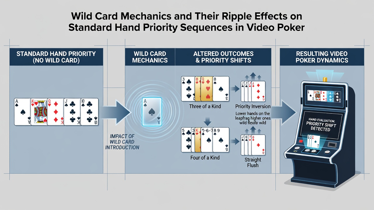 Analyse von Handprioritätsequenzen mit Wildcards und deren Auswirkungen auf Spielentscheidungen